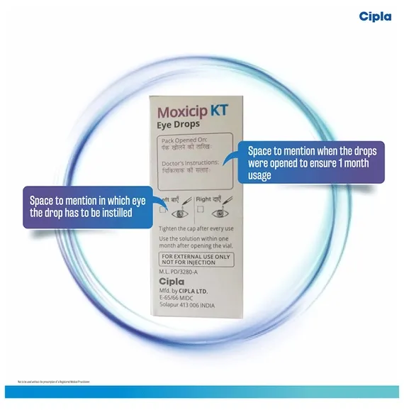 moxicip kt eye drops 5 ml